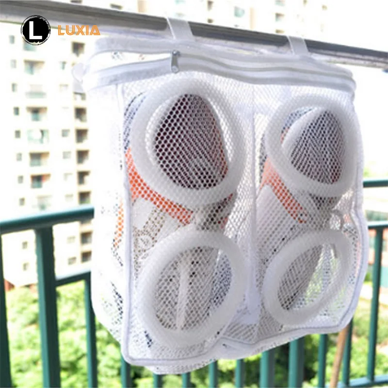 Shoes Washing Machine Shoes Bag Travel Shoe Storage bags Portable Mesh Laundry bag Anti-deformation Protective Clothes organizer