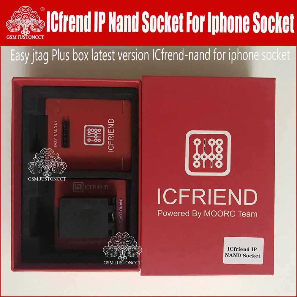 latest version Icfrend ip Sockert Z3X Easy-JTAG Nand N1 for lphone socket NAND support NAND LGA25-60 workwith EASY JTAG plus box