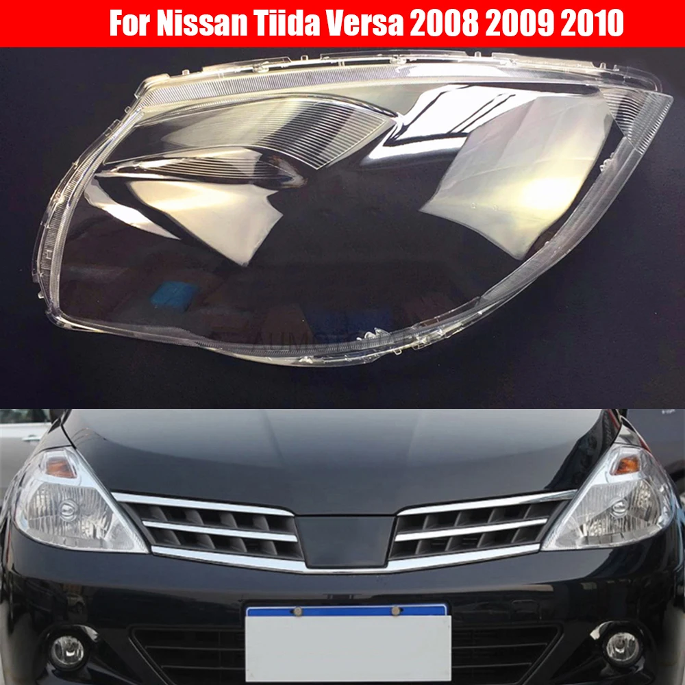 

Автомобильная фара для Nissan Tiida Versa 2008 2009 2010, автомобильная фара, крышка, сменная крышка автомобиля