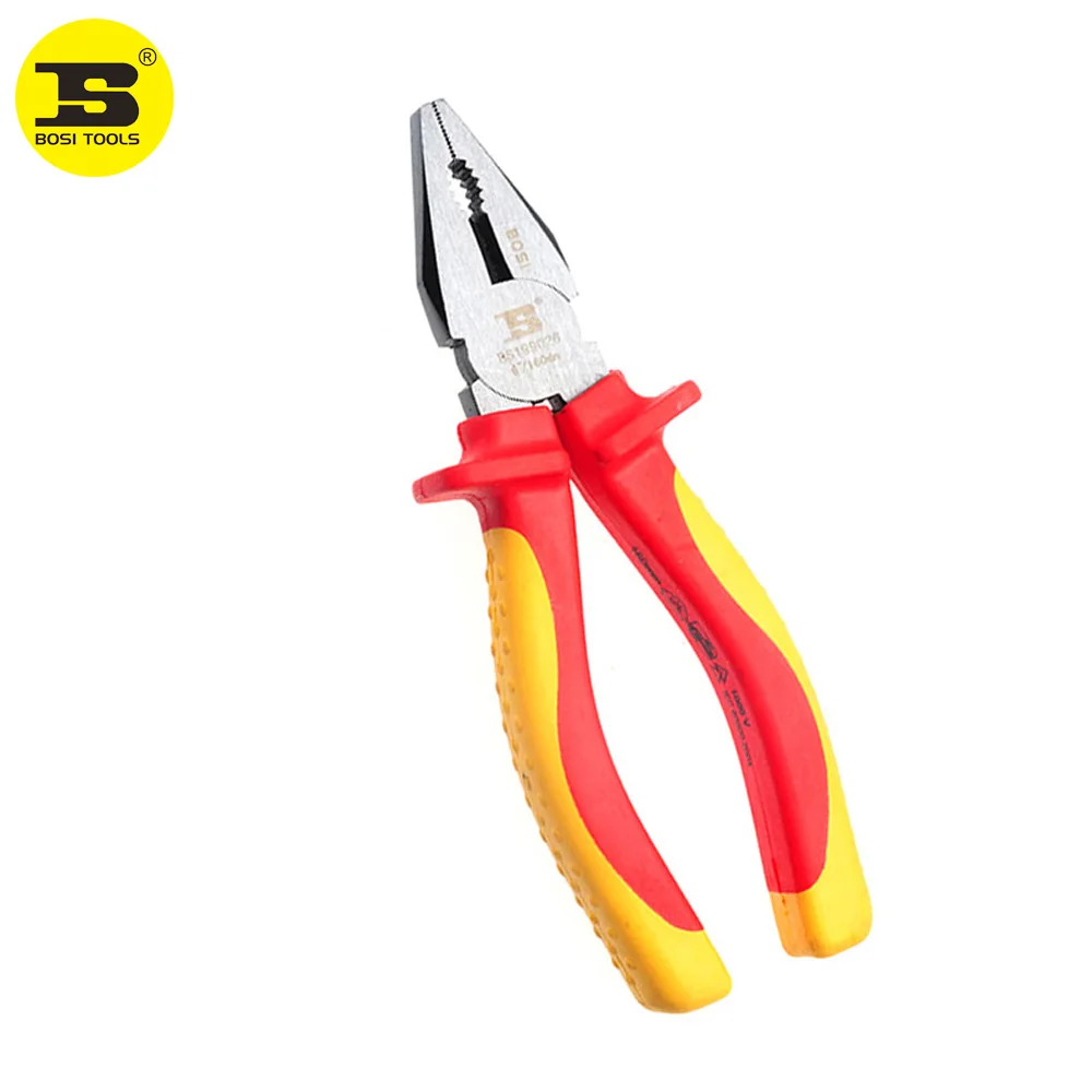 BOSI tang potong kombinasi terisolasi VDE 6 ''/160mm