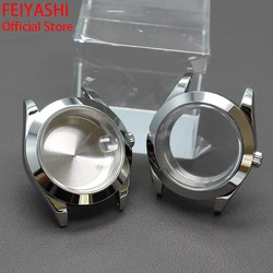 36mm 40mm custodie per orologi da uomo vetro zaffiro cristallo impermeabile 10ATM per Seiko nh34 nh35 nh36/38 Miyota 8215 movimento quadrante 28.5mm