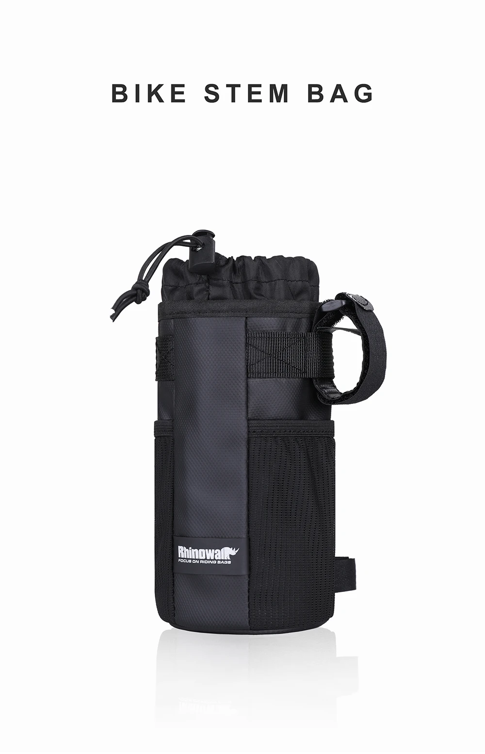 Rhinowalk Fahrrad Tasche Fahrrad Wasser Flasche Tasche Beutel Bike Zubehör Lenker Werkzeug Tasche Touring Pendeln Isolierte Tasche – Detail 3