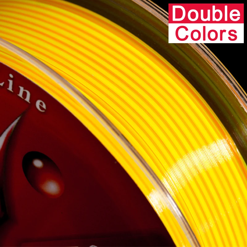 Semi-floating Rock Fishing Lines 150m High Wear Resistance Monofilament Double Color Saltwater Fishing Line Gear Accessorie