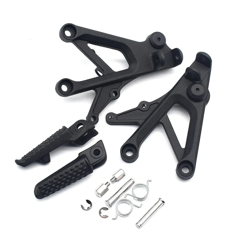 Motorbike Front Footrest Foot Pegs Brackets Set For Honda CBR600 F4 CBR 600 F4i 1999 2000 2001 2002 2003 2004 2005 2006 2007