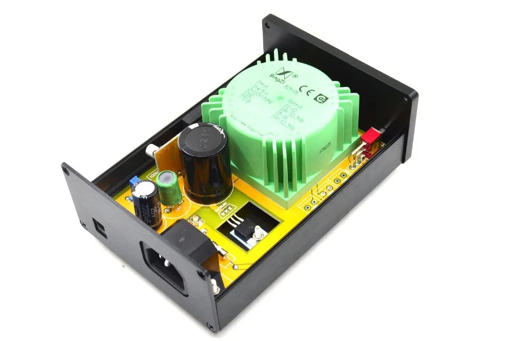 Fuente de alimentación lineal L-006 para FIIO X7 Base Seat K5, estabilizador IC MOS integrado de división completa y transformador de 45 W