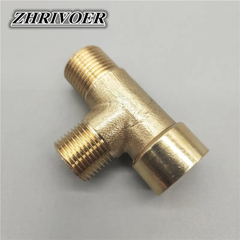 Pnömatik Sıhhi Tesisat Pirinç boru bağlantı parçası Erkek/Dişi Konu 1/8 \