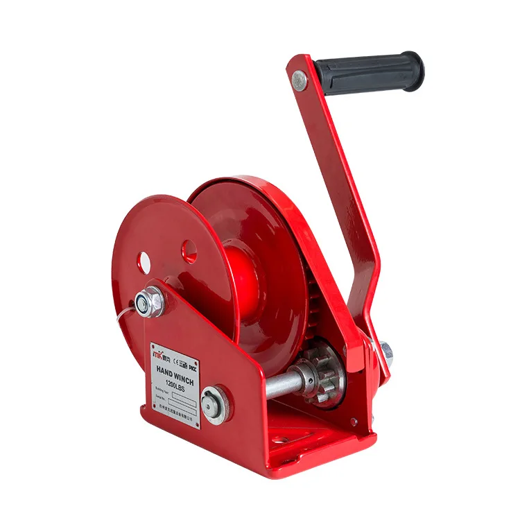 1200 lbs self-locking hand winch manual winch two-way self-locking winch manual hoist