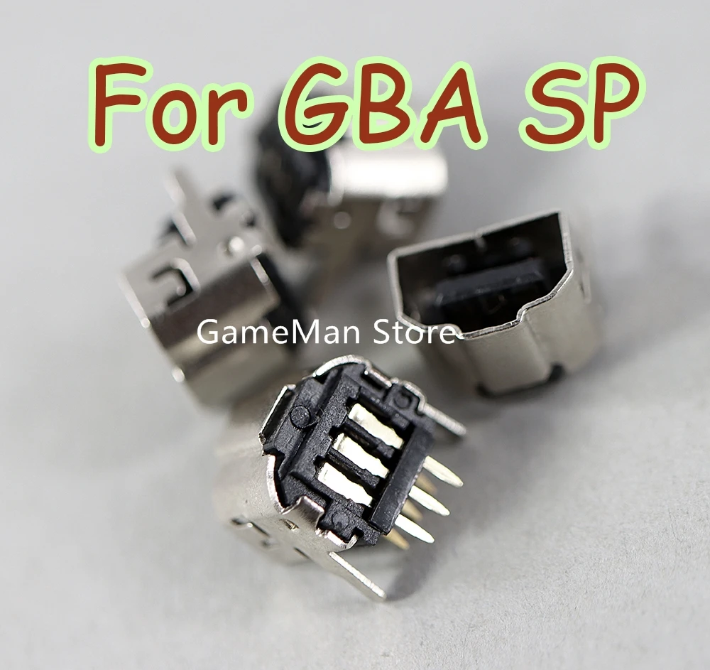 300pcs two player Link Connector Plug Connect Port Jack Power charging interface For Gameboy GBA SP Console Link Socket