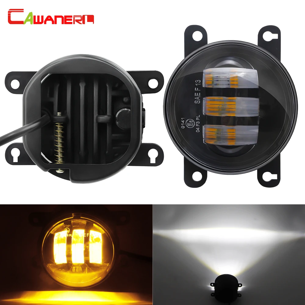 2 X LED Fog Light 30W 6000LM Car Front DRL Fog Lamp Amper White For Honda Pilot CR-V Accord Crosstour City Fit Insight CR-Z