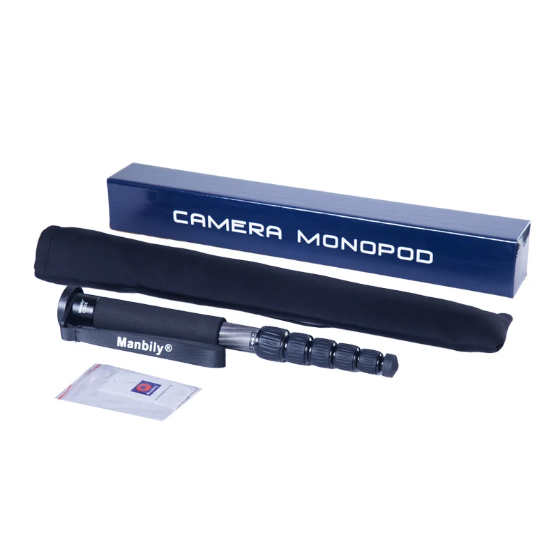Manbily-monopié portátil de fibra de carbono C555, estándar para viajar, Gitzo, Manfrotto, Benro, Sirui, DSLR, para cámara de C-555