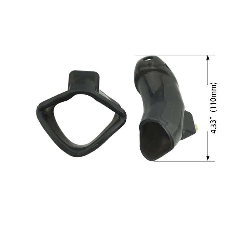 BLACKOUT Male Belt Soft Medical Silicone Chastity Device With Spikes Cock Cage Fixed Penis Ring Sex Toy BDSM A140