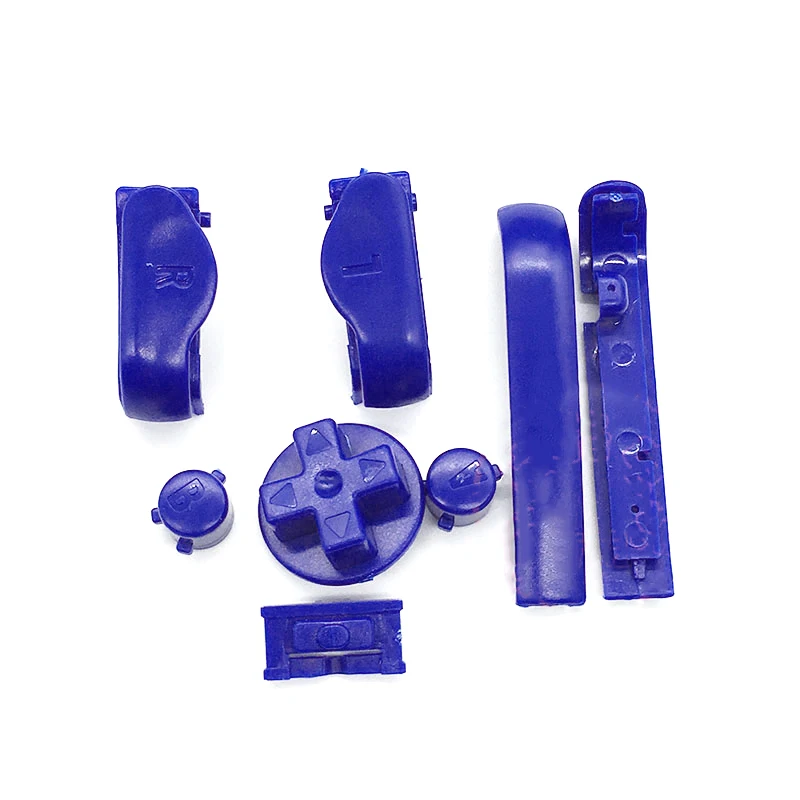 ゲームボーイ用のいくつかの色のプラスチック製ラグバボタンa b lrキーd-pad