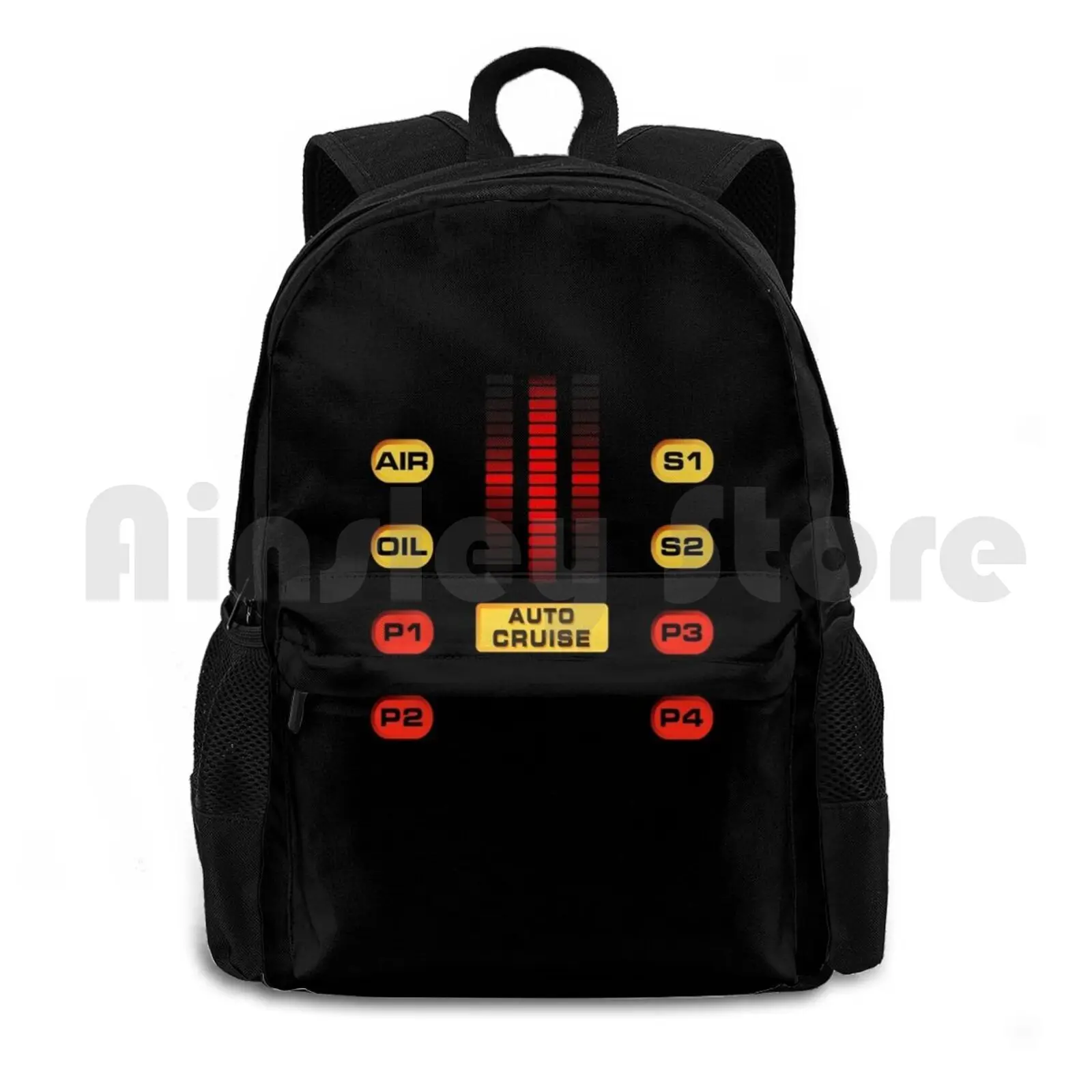 

Kitt Dash Outdoor Hiking Backpack Riding Climbing Sports Bag Kitt Knight Rider 80s Retro Cool Geeky Nerdy Tv Sci Fi Car Karr