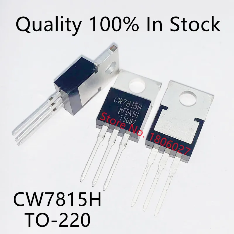 10PCS/LOT   CW7815H  CW7815 CW7815HCS 15V TO-220 three-terminal regulator tube