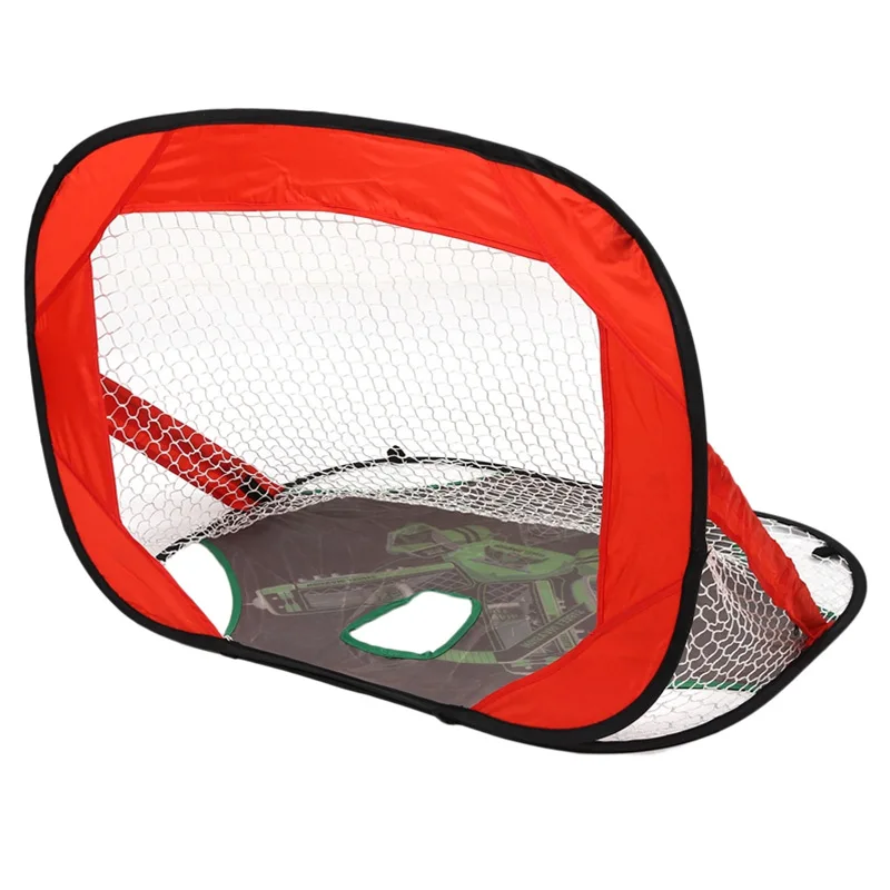 Ice Hockey Practice Shooting Target Training Sport Folding Soccer Goal Net for Backyard Portable Mini Indoor Outdoor Hockey