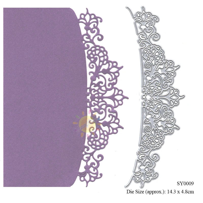 Koronki Hollow wykrojniki dla majsterkowiczów Scrapbooking Album Cardmaking dekoracyjne wytłaczanie dokonywanie kartka z życzeniami prace ręczne z