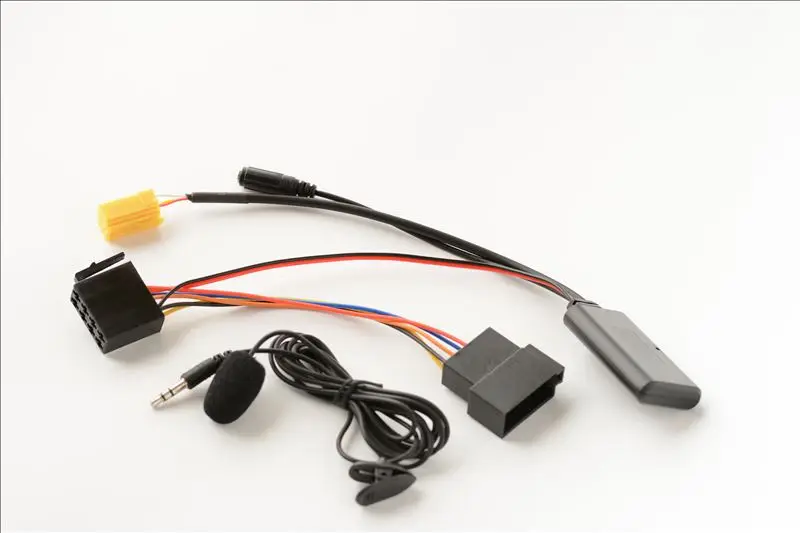 Adattatore Bluetooth AUX IN Per Fiat Bravo (radio VISTEON 2007) – Vivavoce E Microfono, Ingresso 6+8 Pin, Chiamate E Musica - 4
