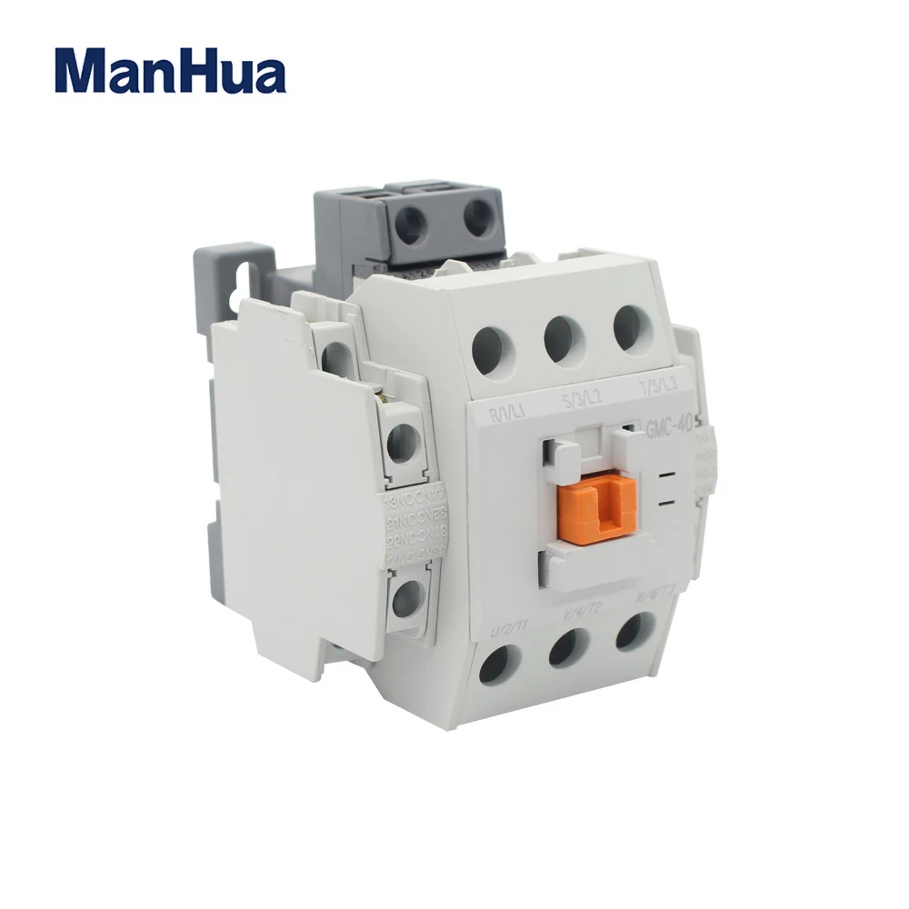 ManHua 3P GMC-40 220VAC 40A Electrical Magnetic Contactor Three Phase For Protect Home Improvement And Electrical Equipment