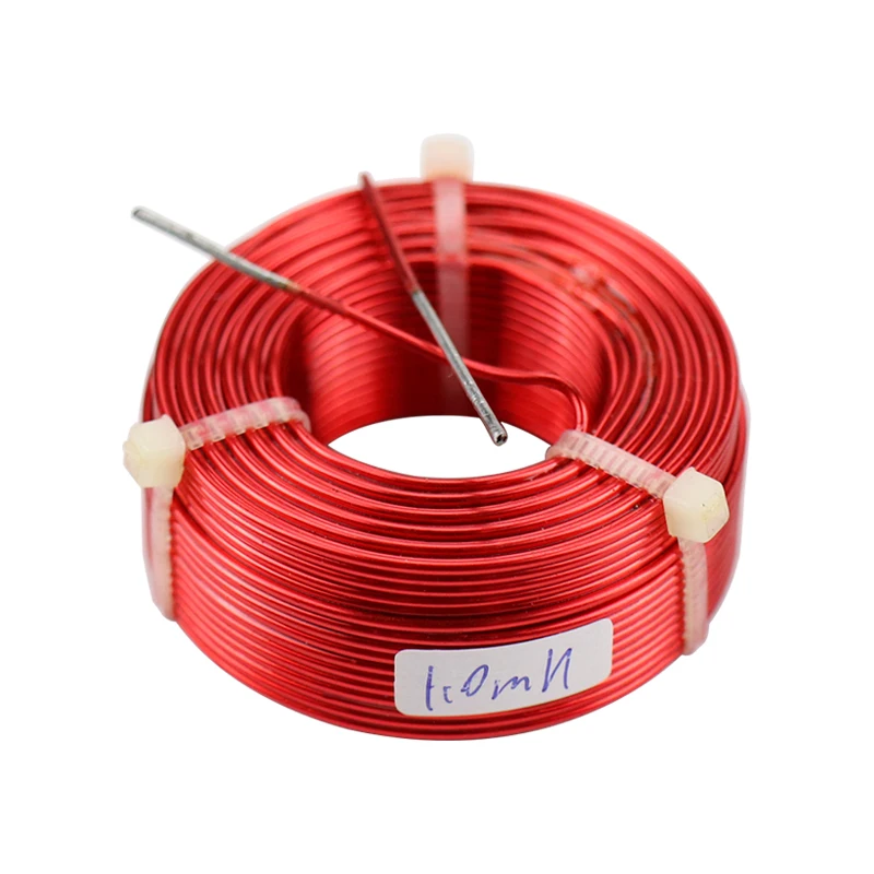 GHXAMP 1PCS 1.2mm Speaker Crossover Inductor Coil Oxygen-Free Copper Frequency Divider Coil Inductance 0.21mH 0.5mH 1.0mH 1.5mH