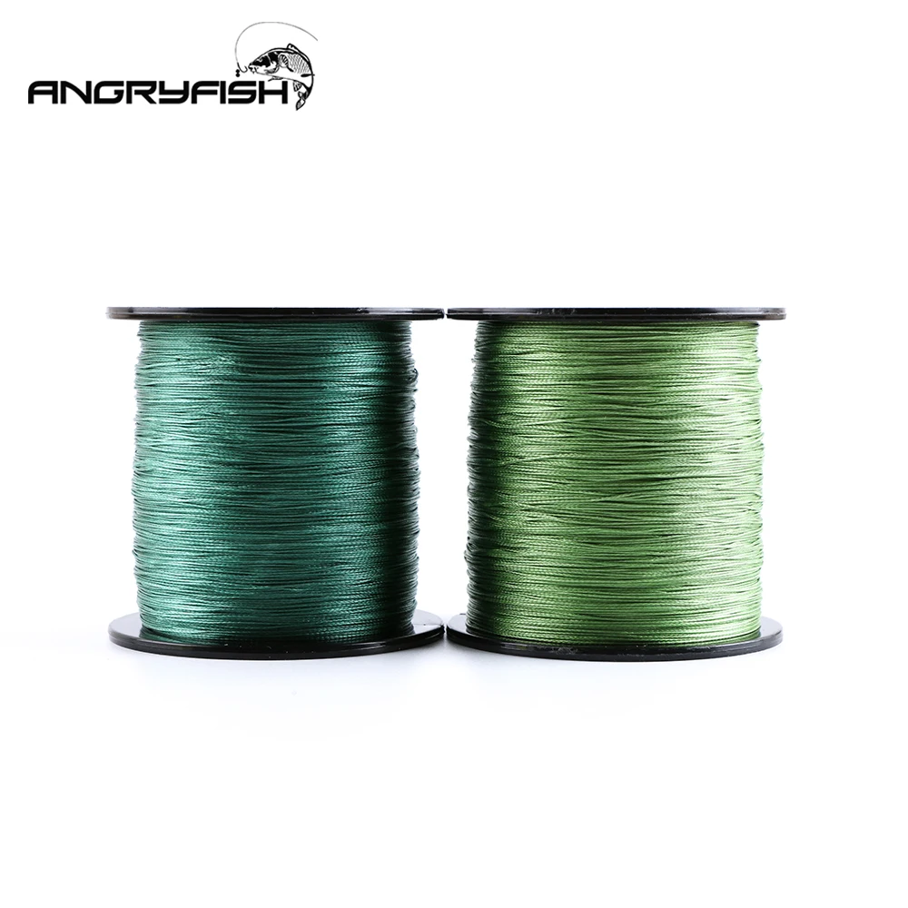 Angryfish 500 Meters 8X Braided Fishing Line 8 Colors Super Strong PE Line Strong endurance