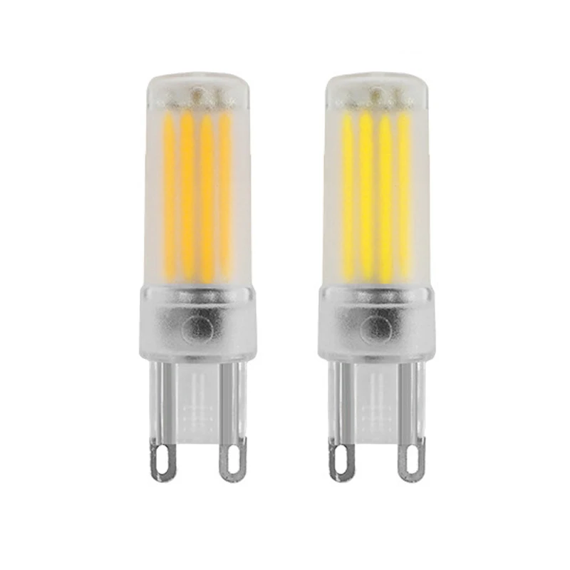 

10pcs/lot LED G9 Lamp 6W 9W Dimmable LED Bulb 220V COB Filament Light 360 Beam Angle Spotlight Replace Halogen Lamp