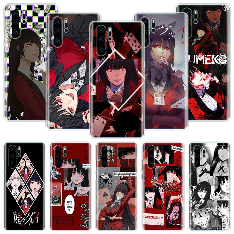 Jabami Yumeko Kakegurui Anime Phone Case For Huawei Honor 10 9 20 9X 8A 8X 8S Lite Pro Y5 Y6 Y7 Y9S P Smart Z 2019 2021 10i 20i