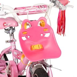 HILAND Kids Bike Seat Post Doll Seat with Holder for Kid Bike with Decorate Yourself Stickers baby bike bicycle baby seat doll