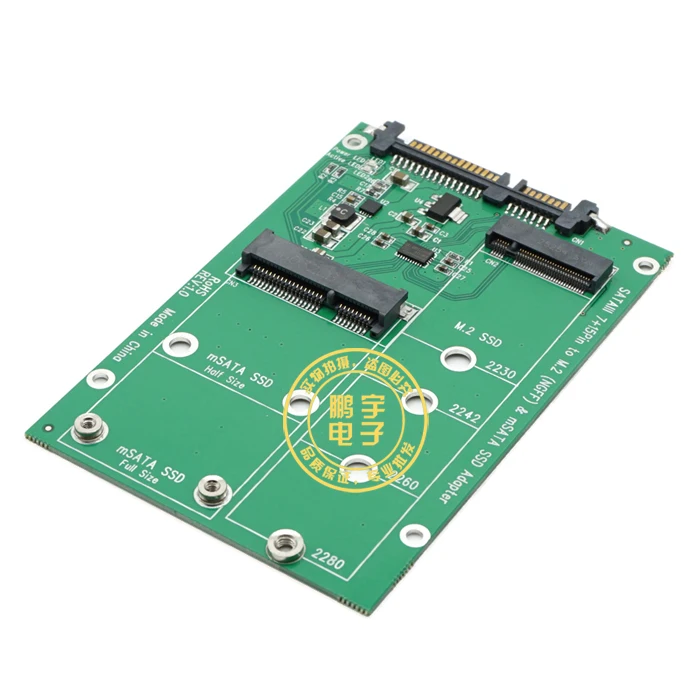 M.2 Ngff Ssd SATA3 Notebook Msata Ssd Adapter Card