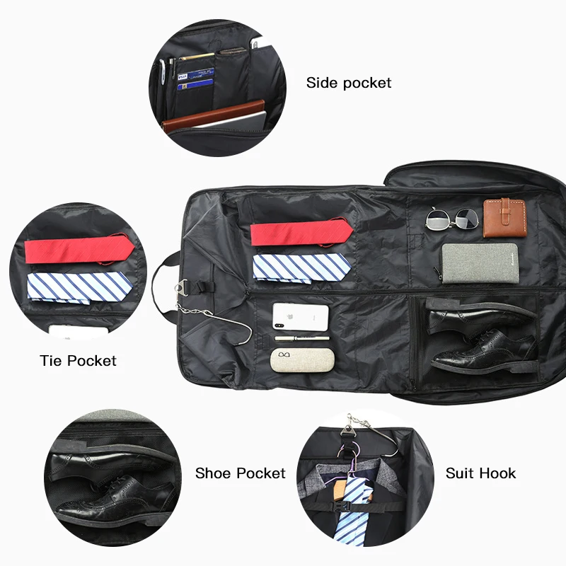 Imagem -03 - Bolsa de Bagagem Multifuncional para Viagens de Negócios Grande Capacidade Bolsa Impermeável Mochila Masculina Bolsa de Armazenamento Mala de Viagem