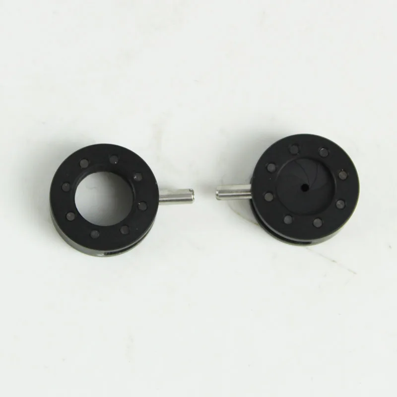 Diámetro de amplificación de Zoom, condensador de apertura de diafragma de Iris óptico de 0,5-7,5mm, 8 cuchillas para adaptador de microscopio de cámara Digital