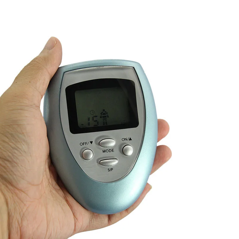 Máquina de masaje Tens Ems, masajeador muscular corporal de acupuntura, fisioterapia, terapia Digital eléctrica, 8 modos, cuidado de la salud