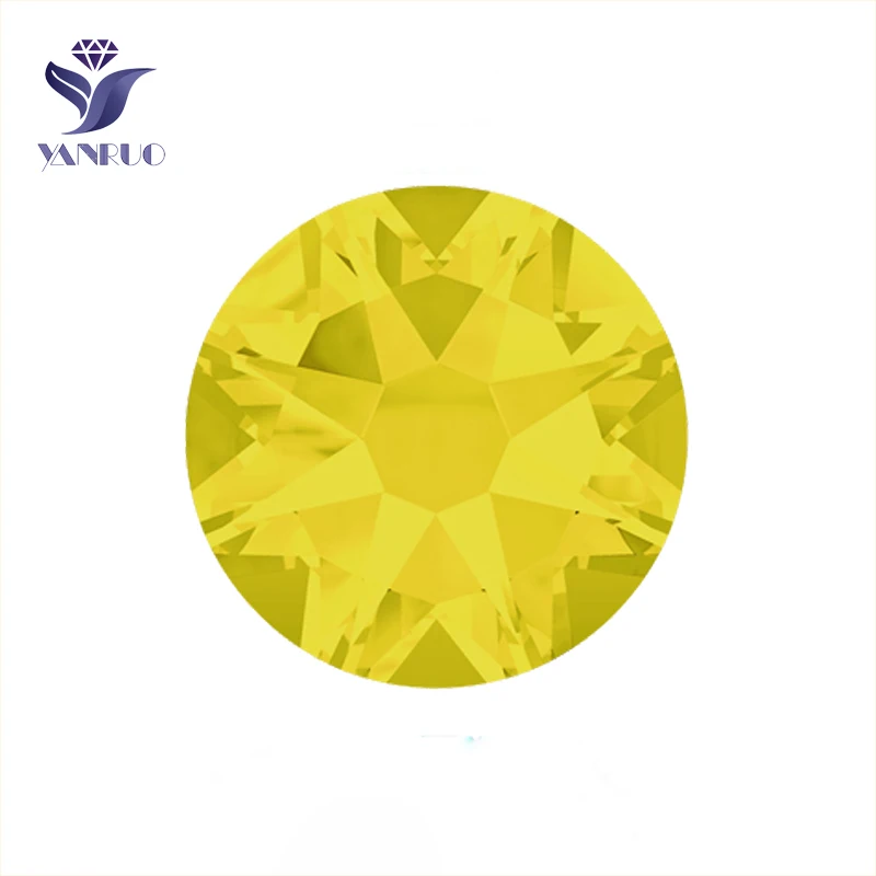 Yanruo 2088 Niet Hotfix 8 Grote 8 Kleine Diy Strass Kristal Stok Op Nagels Platte Achterkant Steentjes Voor Nail Art decoraties