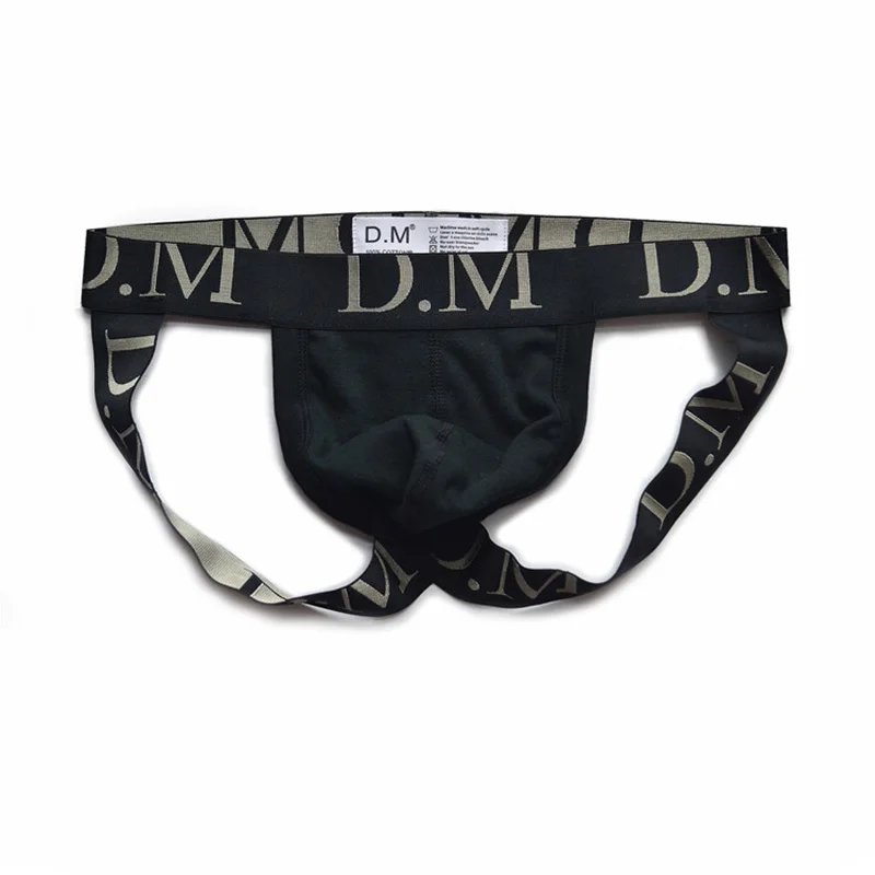Men\'s Underpants Male Underwear Gay Low-Rise Jockstrap Men\'s Thongs Solid Tanga Hombre Men\'s Sexy Underpants Cotton Underwear