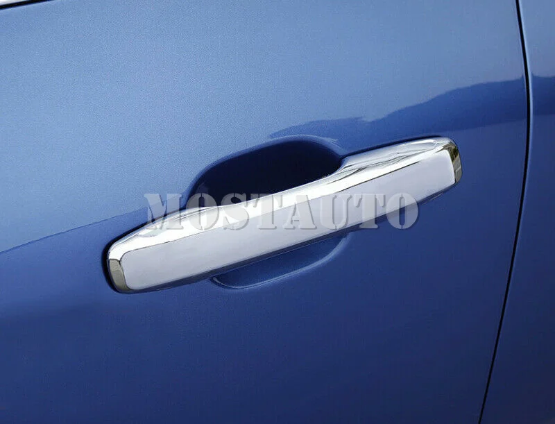 For Volvo S90 V90 2017-2021 ABS Chromed Car Ordinary Door Handle Cover Trim 4pcs Car Accessories Interior Car Decor Car Trim