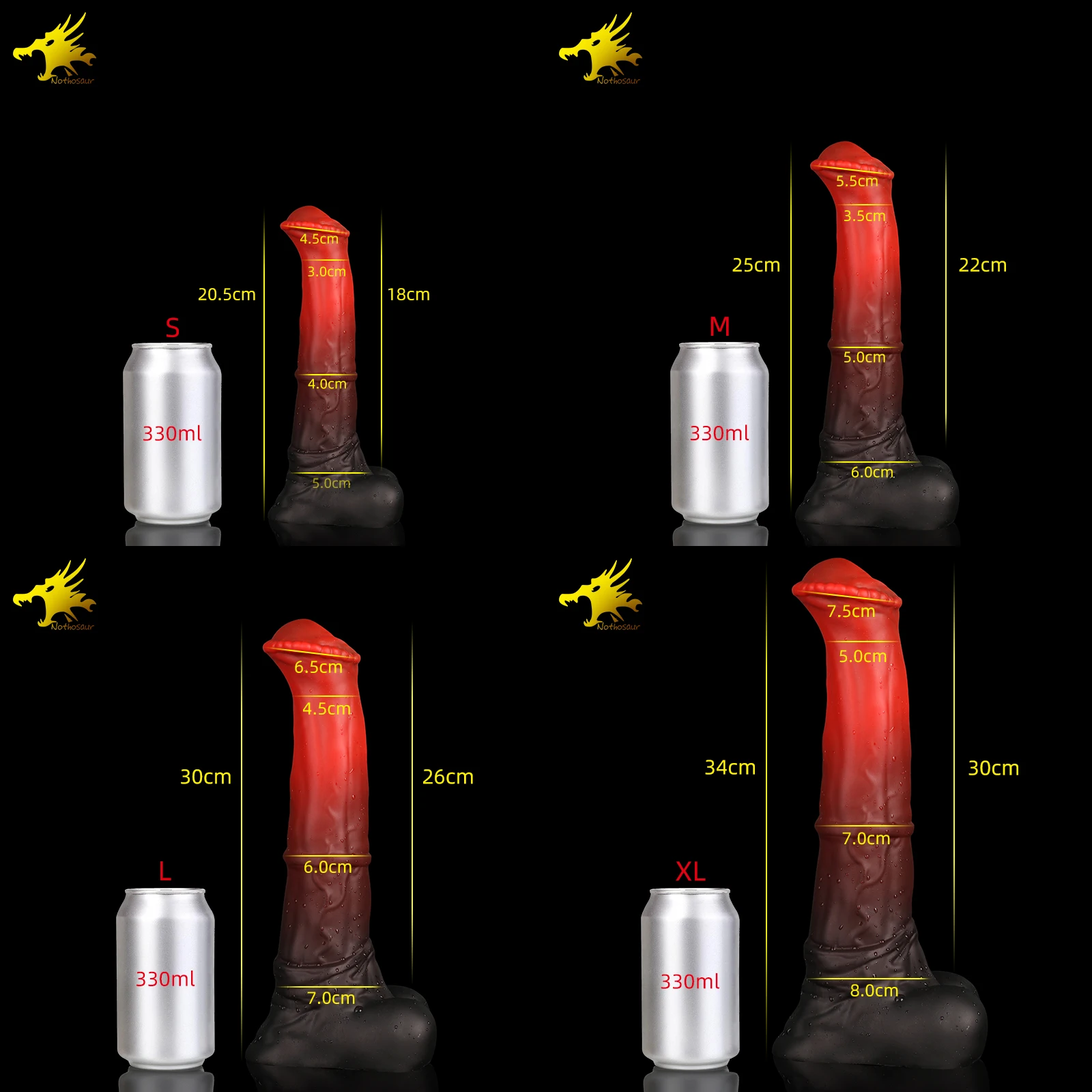 CONOLA-Godemiché de Cheval Réaliste en Silicone, Énorme et Long, pour Éthiculation Anale, Point G, Pénis, avec Ventouse, pour Adulte