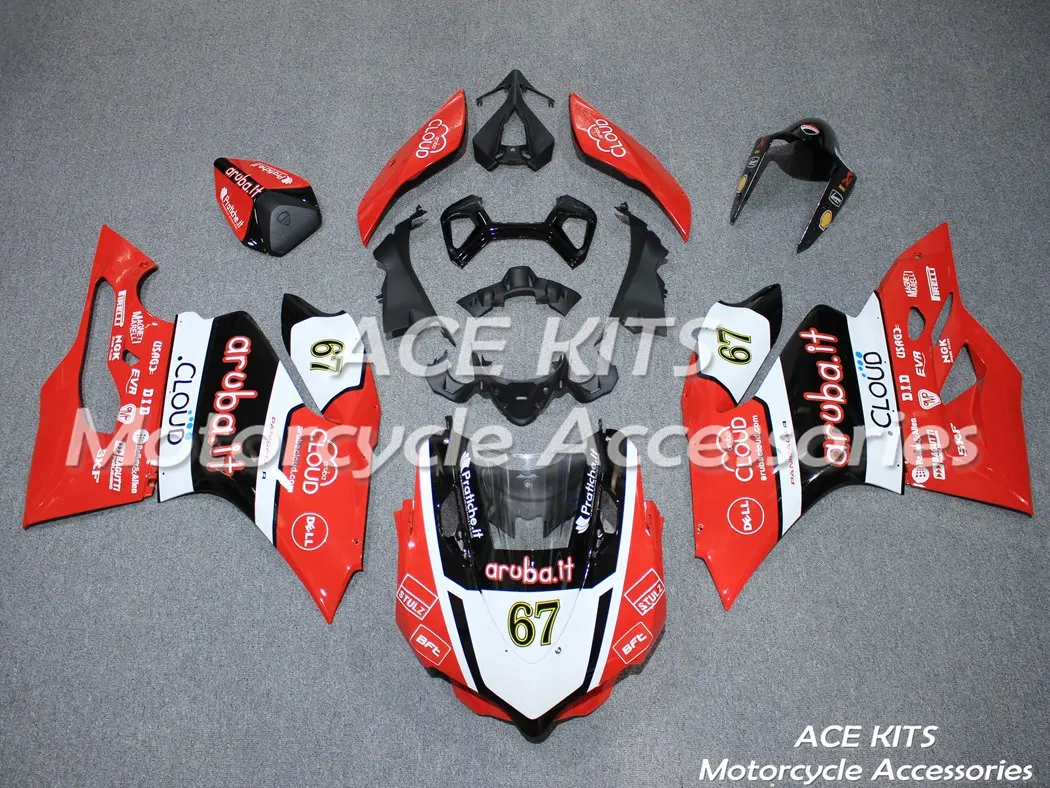 

New ABS Motorcycle Fairing Kit For DUCATI 899 1199 1199S 2012-2015 Bodywork Injection Mold ACEKITS Store No.02920