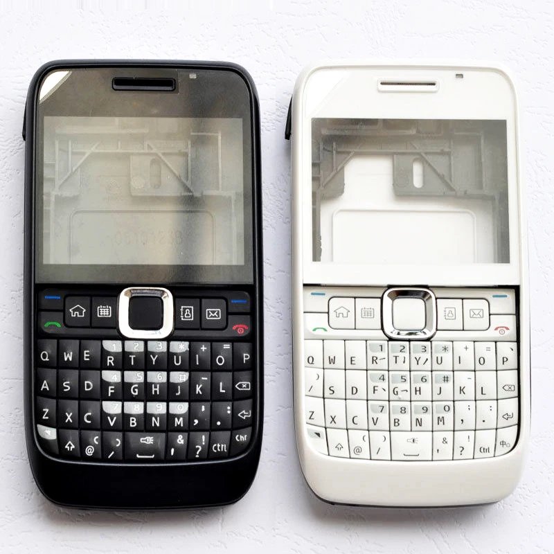 ZUGZUC New Plastic Full Housing For Nokia E63 Full Complete Housing Back Cover+Middle Frame+Front Frame+Keyboard+Logo