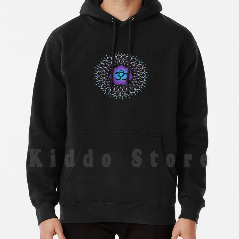 Om Mandala Hoodies Long Sleeve Om Om Mandala Mandala Spirituality Law Of Attraction Religious Religious