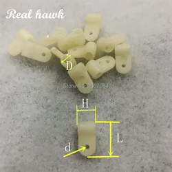 20pcs Nylon steering arm connector rocker head d1.7/d2/d2.5/d2.8mm rocker knuckle suspension head RC aircraft model accessories
