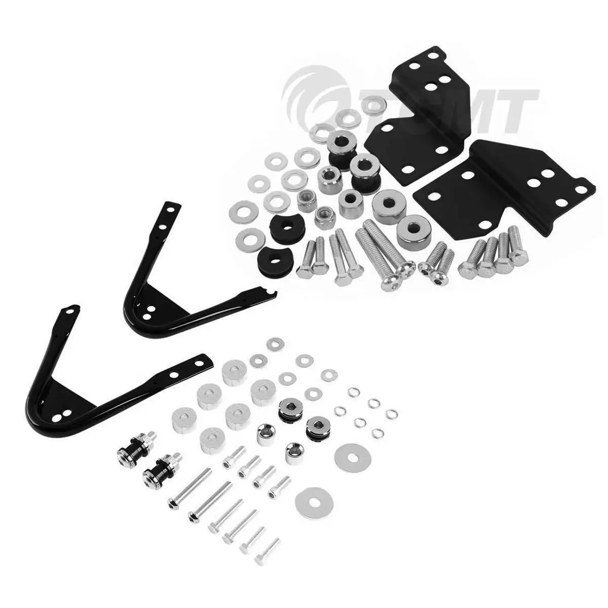 Motorcycle Sissy Bar Mount Rack Docking Kit For Harley Tour Pak Touring Road King Electra Glide Road Glide 1997-2008