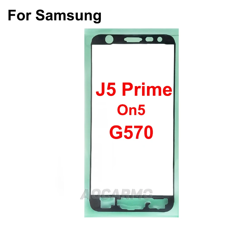 Aocarmo For Samsung Galaxy J5 Prime On5 2016 Frame Adhesive Sticker Glue Tape J7 Prime On7 2016 G570 G610 LCD Screen Adhesive