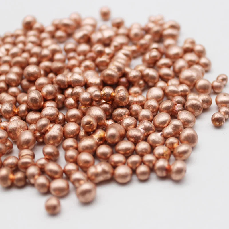 100g bis 1000g Hochreine Kupfernuggets Cu Metallpellets Block DIY Labormaterial – Detail 1