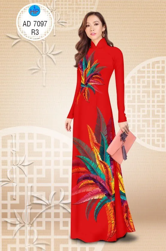 tailored aodai vietnam clothing cheongsam aodai vietnam dress vietnamese traditionally dress long sleeves cheongsam dress 2 pcs