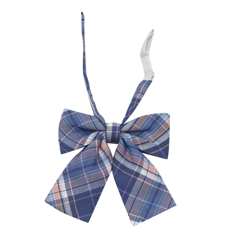 Plaid Bow Tie For Women Girl Daily Uniform Collars Butterfly Bowknot Sweet Cute Check Bows Tie JK Cosplay Costume Accessories