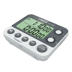 2 Group Timer Stopwatch Kitchen Cooking Timer Portable Digital Electronic 2Group Countdown Alarm Clock Reminder 0.01s