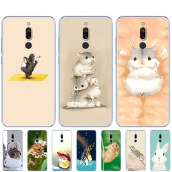 Silicon Case For redmi 8a 8 Case redmi note 8 9 PRO 8T 9S Case For xiaomi mi NOTE 10 PRO 9 lite POCO F2 Pro Rabbit mouse Hamster