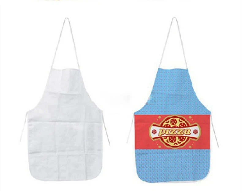 

Free Shipping 6pcs/lot New style Sublimation Blank apron For Sublimation INK Print DIY Gifts 70x48cm