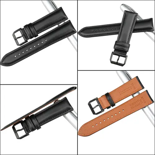 Imagen 2 del producto MAIKES correa de reloj de cuero genuino de lujo pulsera de correa de cuero de vaca suave para correas de reloj Tudor Citizen Hamilton