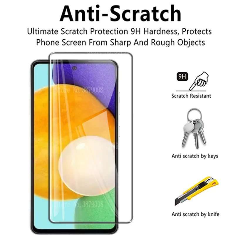 3 sztuki szkła ochronnego do Samsung Galaxy A52 5G Screen Protector do Samsung A 52 s Szkło hartowane do Samsung A52s 52A 4g folie