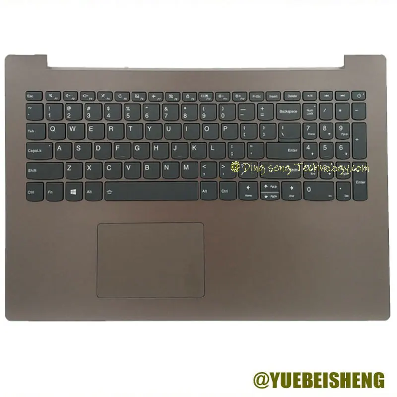 Yuebisheng-cubierta superior para teclado lenovo IdeaPad, cubierta de teclado de EE. UU., 330-15ICH, nuevo, para lenovo IdeaPad 330-15